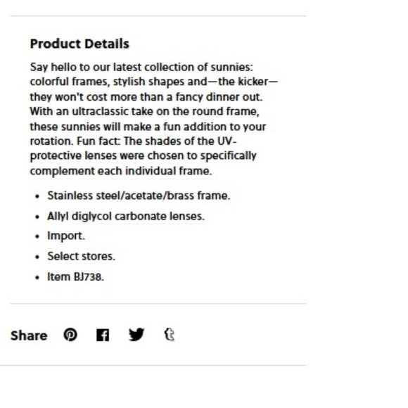 J. Crew Round wire-frame sunglasses main image 7